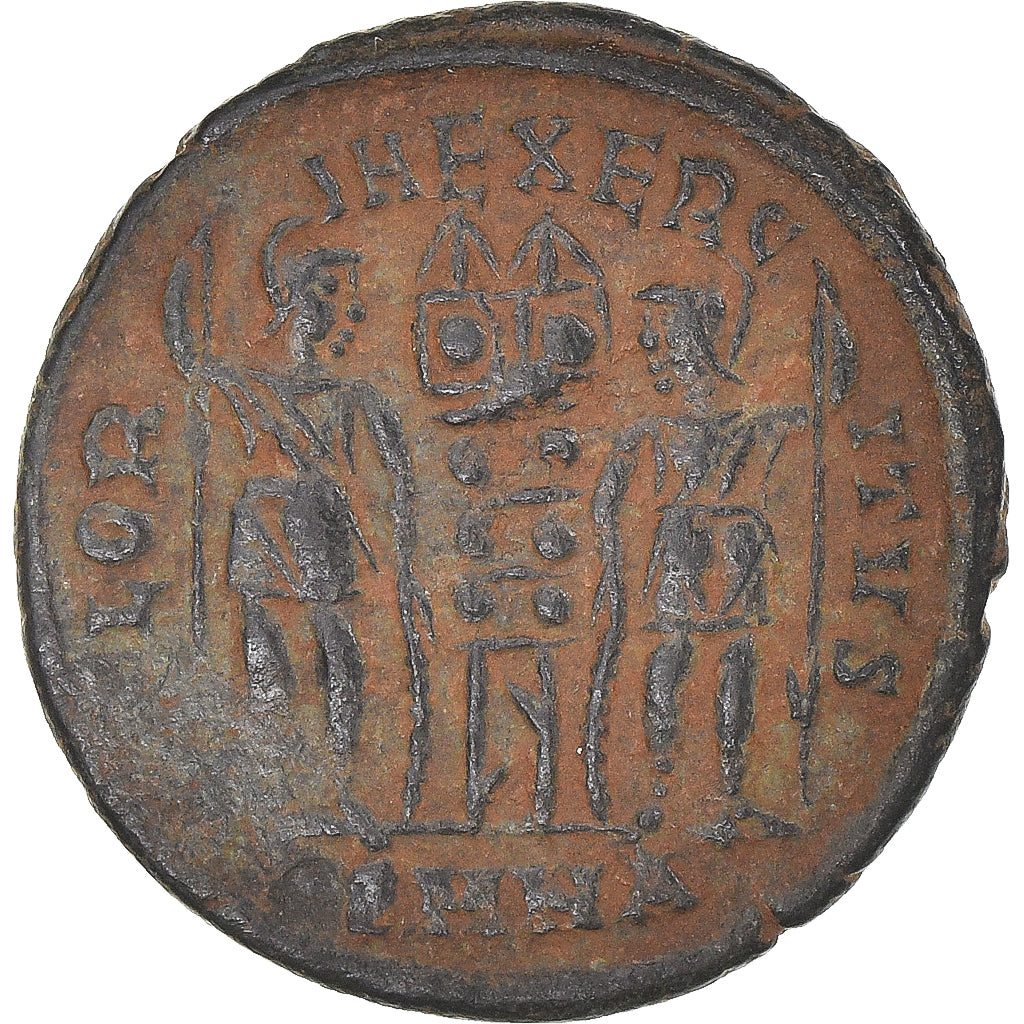 Acuñar,
Constantino I,
Follis