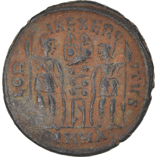 Acuñar,
Constantino I,
Follis