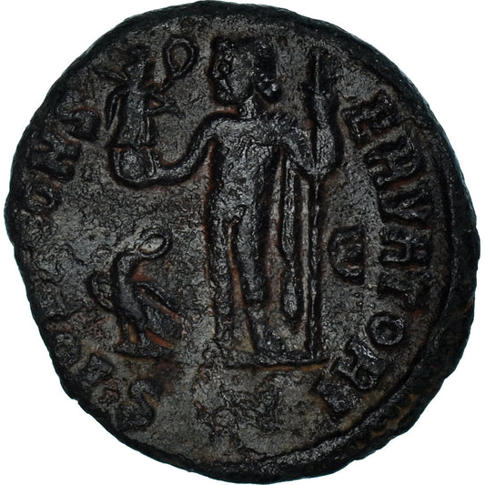 Acuñar,
Licinio I,
Follis