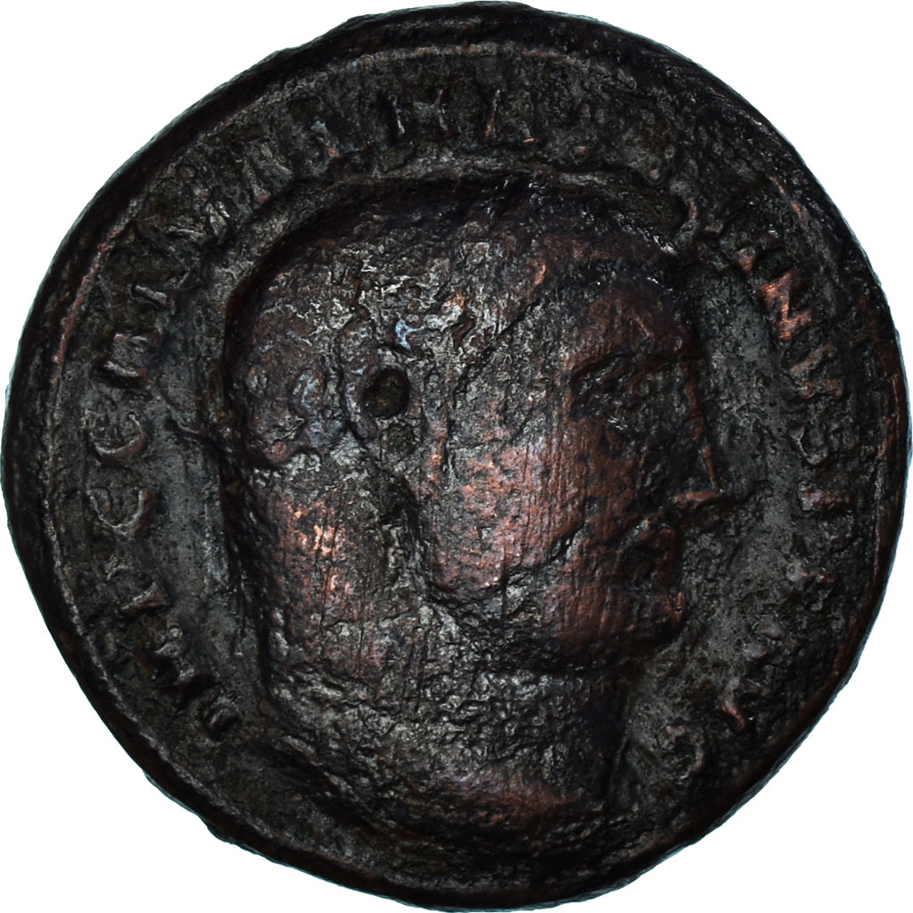 Acuñar,
Maximino II,
Nummus