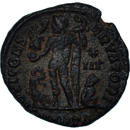 Acuñar,
Licinio II,
Follis
