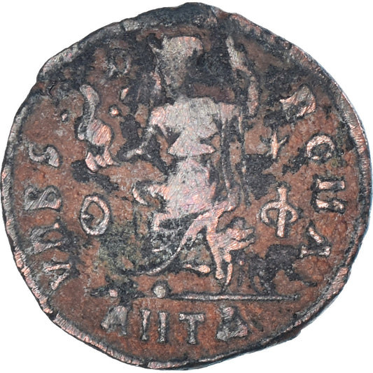 Acuñar,
Valentiniano II,
Follis