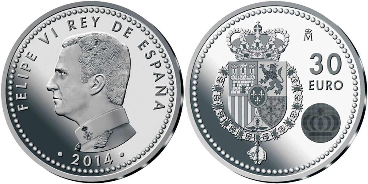 ESPAÑA 30 EUROS 2014 FELIPE VI