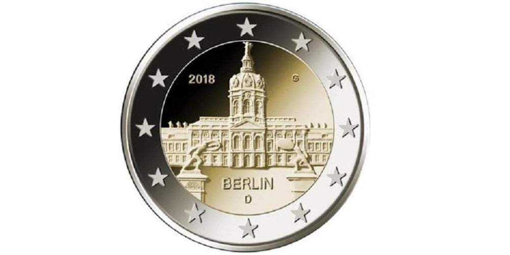 2 EUROS ALEMANIA 2018 PALACIO DE CHARLOTTENGURG