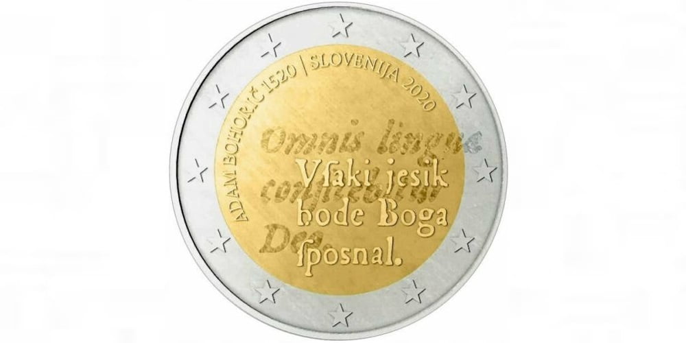 2 EUROS ESLOVENIA 2020 ADAMS BOHORIC
