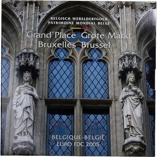 Bélgica,
1 céntimo por 2 euros,
Bruselas – Grand'Place