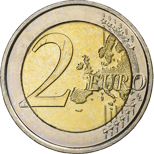 Bélgica,
2 euros,
2014