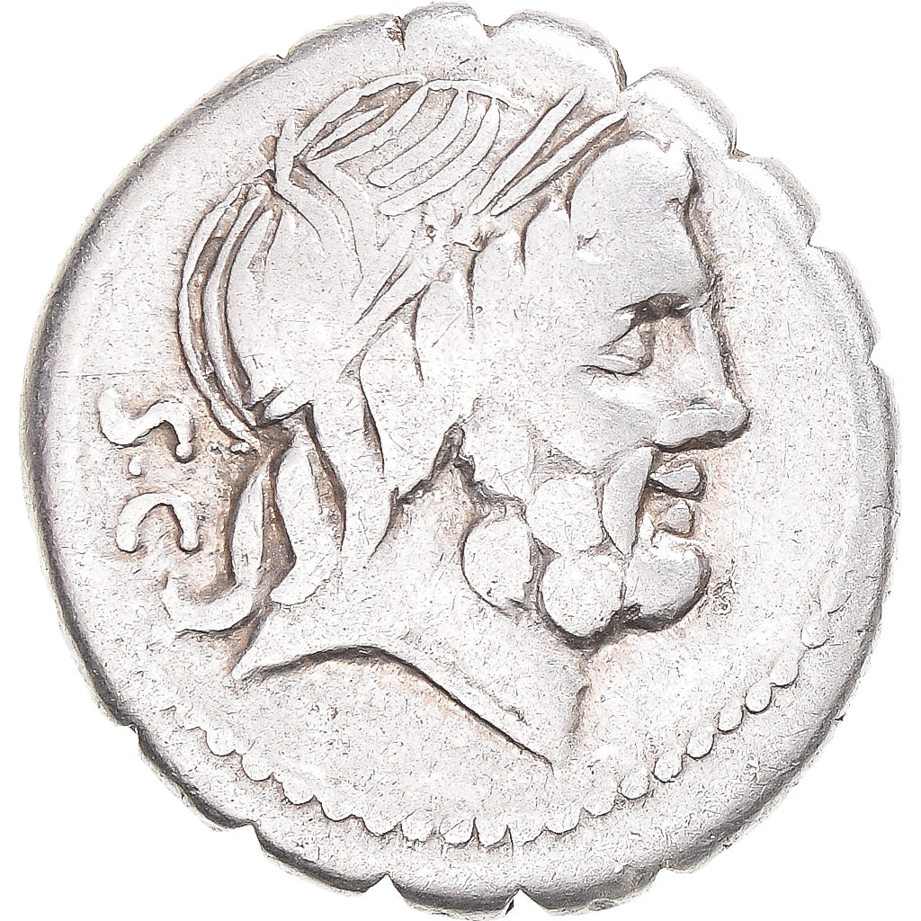 Acuñar,
Antonia,
serrato denario
