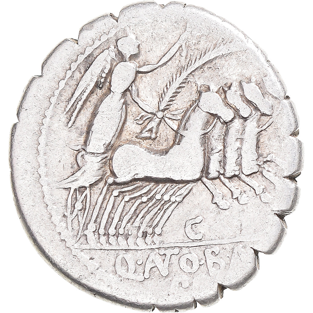 Acuñar,
Antonia,
serrato denario