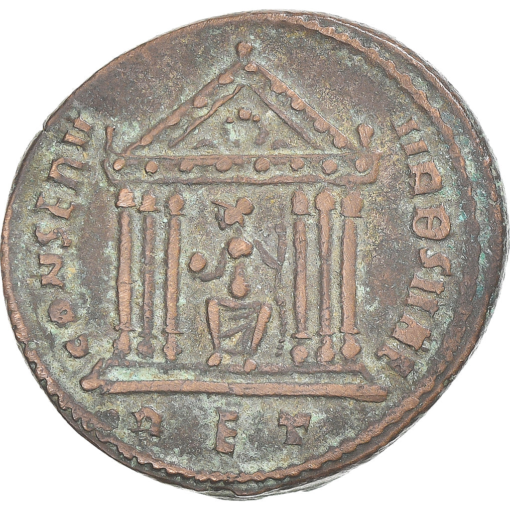 Acuñar,
Majencio,
Follis