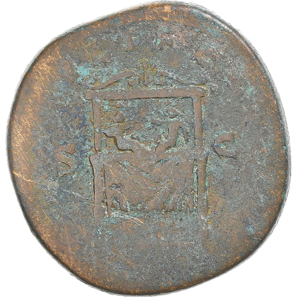 Acuñar,
Faustina II,
Sestercio