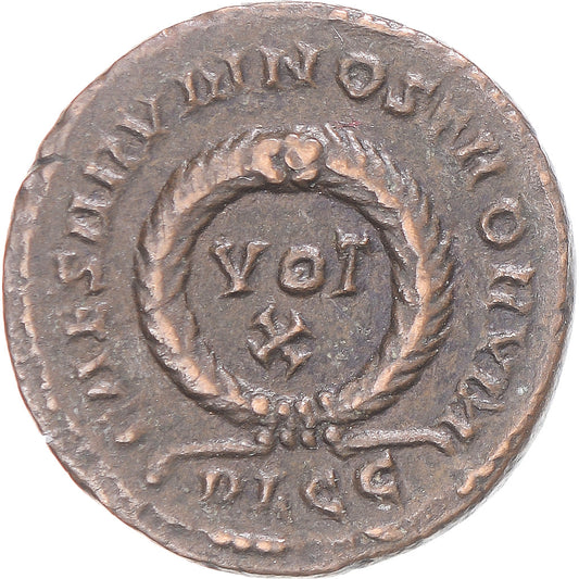 Acuñar,
Crispo,
Bronce Æ