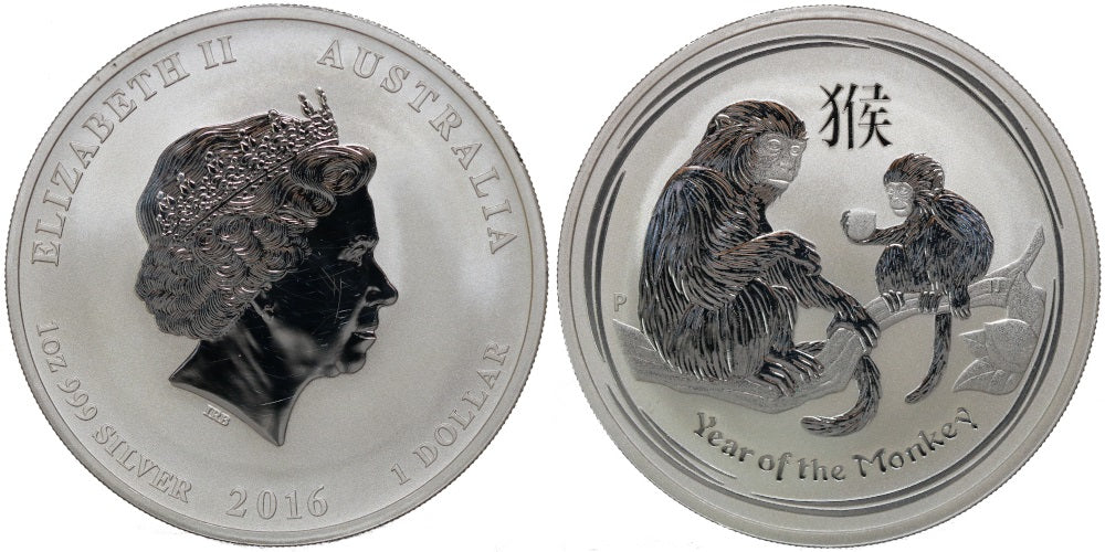 AUSTRALIA 1 DOLAR 2016 AÑO DEL MONO