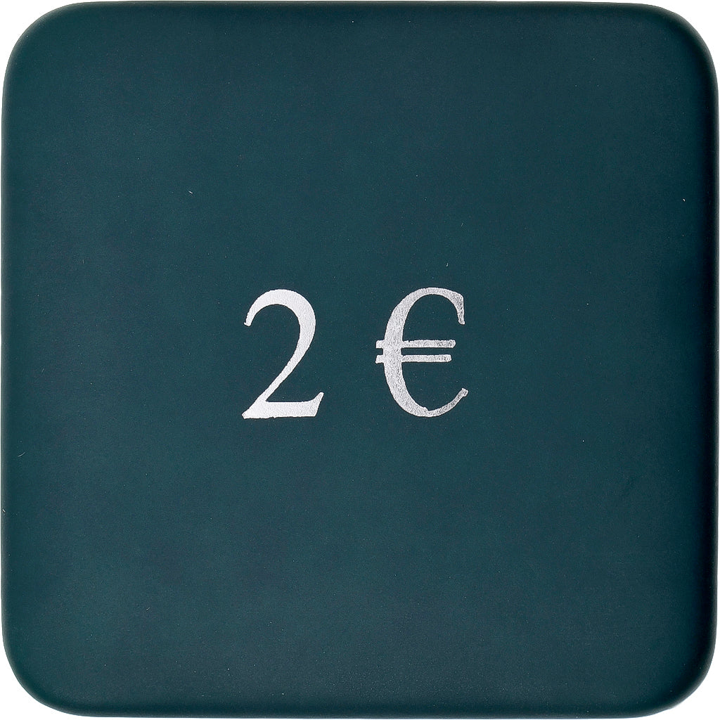 Bélgica,
2 euros,
Unión monetaria