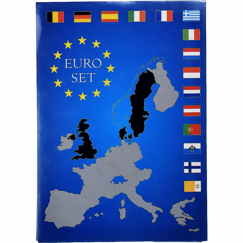 Austria,
Juego de 1 c. - 2 euros,
Juego europeo