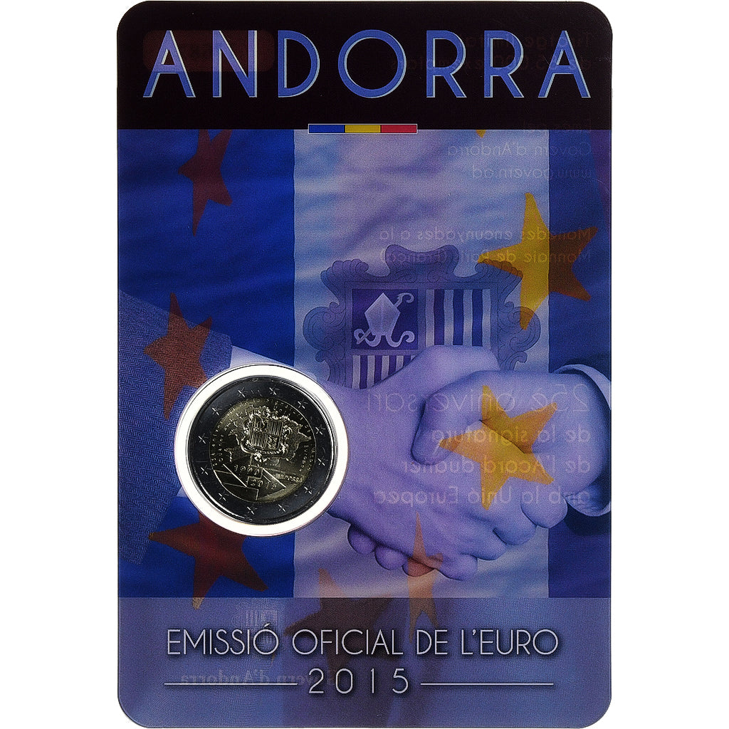 andorra,
2 euros,
25. Jahretag des Abkommen mit der UE