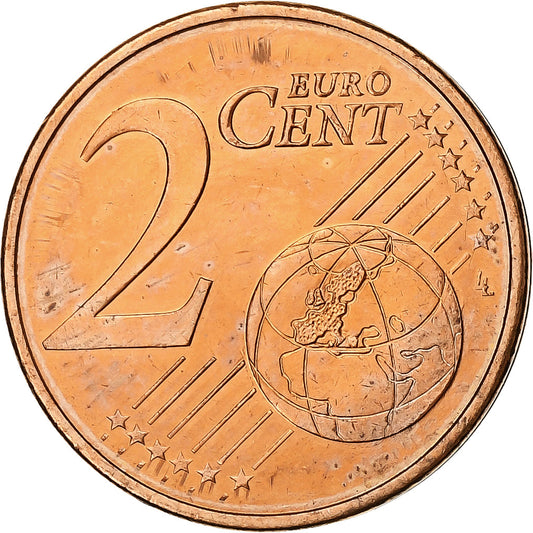 Finlandia,
2 céntimos de euro,
1999