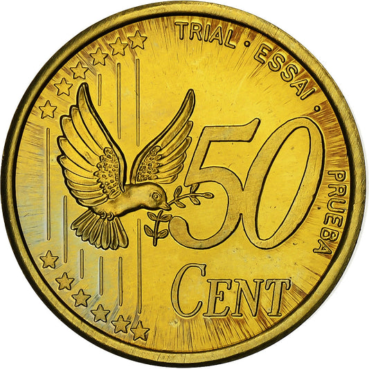 Dinamarca,
Margrethe II.,
50 céntimos de euro