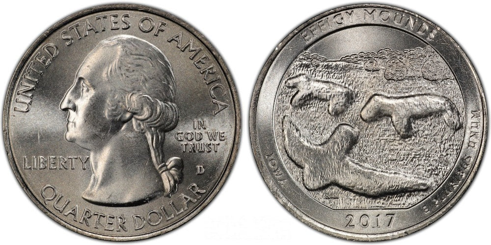 USA 1/4 DOLAR 2017 D IOWA