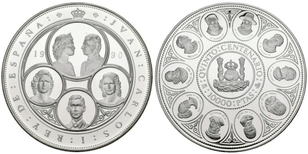 ESPAÑA 10000 PESETAS 1990 (CINCUENTIN) QUINTO CENTENARIO