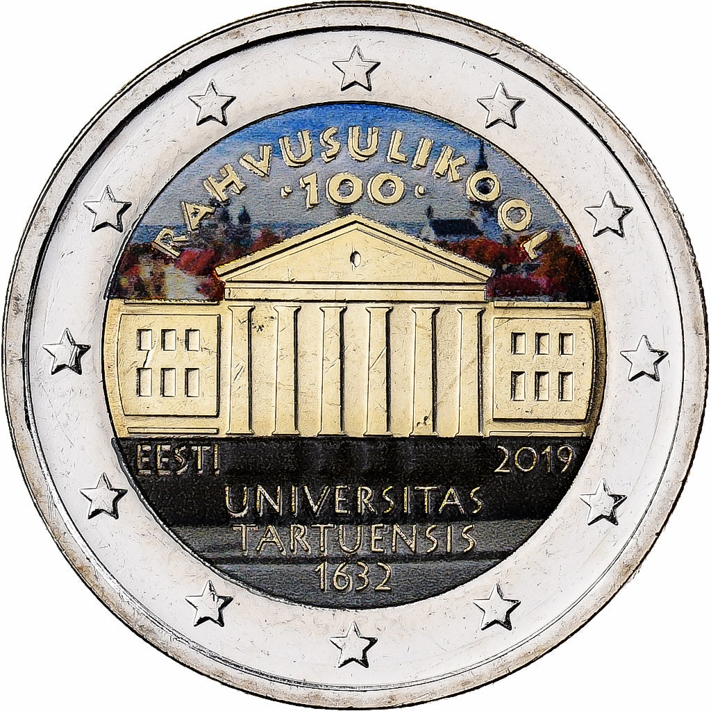 tierra del este,
2 euros,
Universidad Tartuensis de Estonia