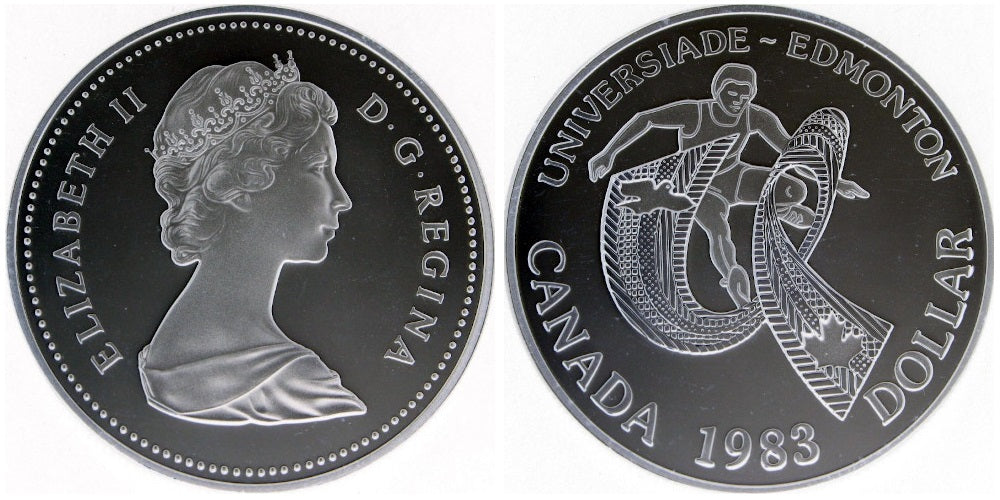 CANADA 1 DOLAR 1983 UNIVERSIADA DE EDMONTON