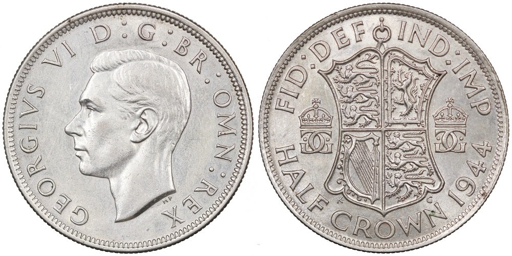 INGLATERRA 1/2 CORONA 1944