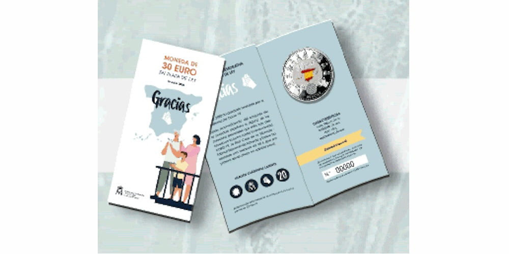 CARTERA 30 EUROS 2020 HEROES CONTRA LA PANDEMIA, GRACIAS