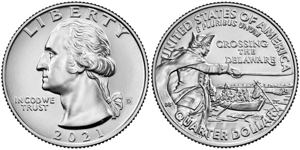 USA 1/4 DOLAR 2021 D DELAWARE