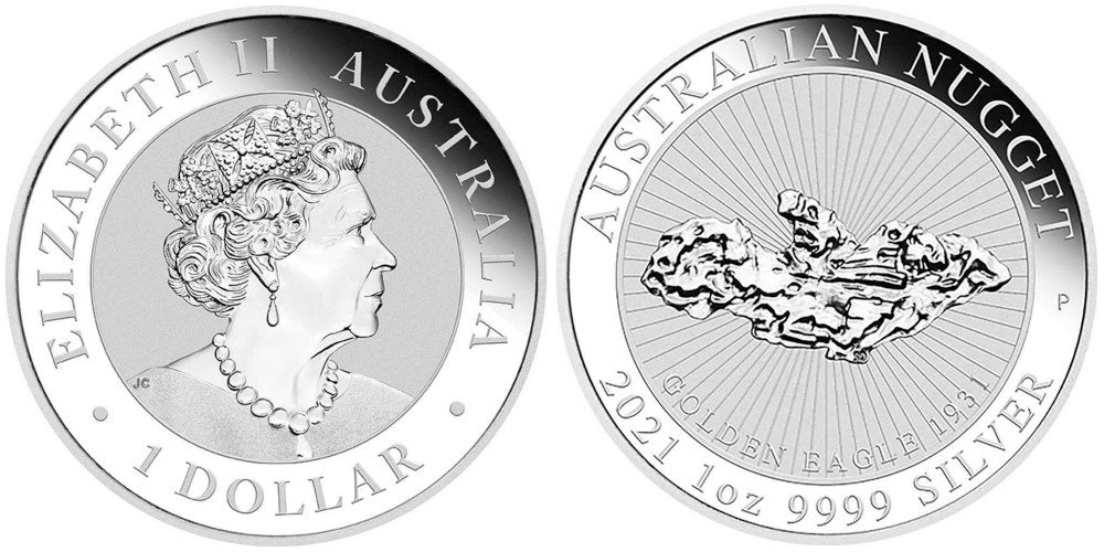 AUSTRALIA 1 DOLAR 2021 NUGGET