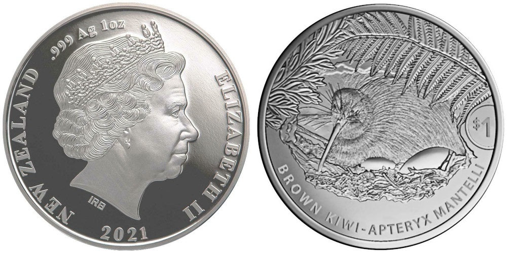NUEVA ZELANDA 1 DOLAR 2021 KIWI