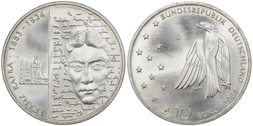 ALEMANIA 10 EUROS 2008 G