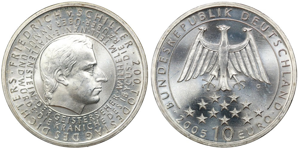 ALEMANIA 10 EUROS 2005 G