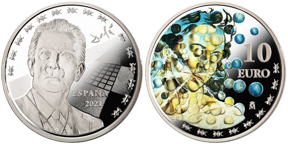 ESPAÑA 10 EUROS 2021 SALVADOR DALI