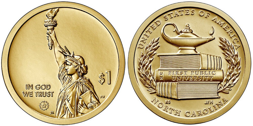 USA 1 DOLAR 2021 D INNOVATION – CAROLINA DEL NORTE