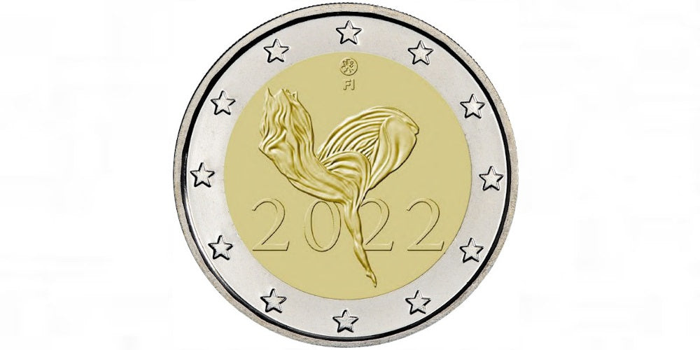 2 EUROS FINLANDIA 2022 CENTENARIO BALLET