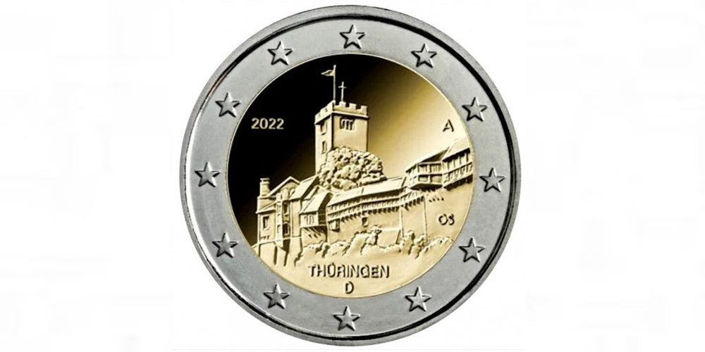 2 EUROS ALEMANIA 2022 CASTILLO DE WARTBURG