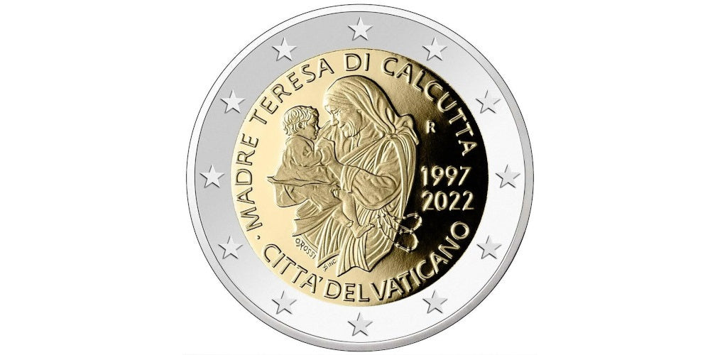 2 EUROS VATICANO 2022 MADRE TERESA DE CALCUTA