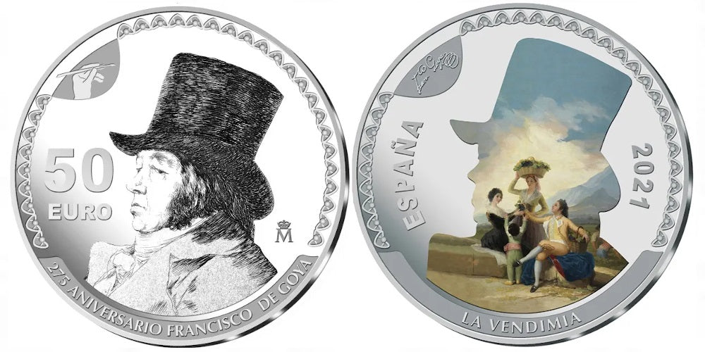 ESPAÑA FELIPE VI 50 EUROS 2021 (CINCUENTIN) GOYA – LA VENDIMIA