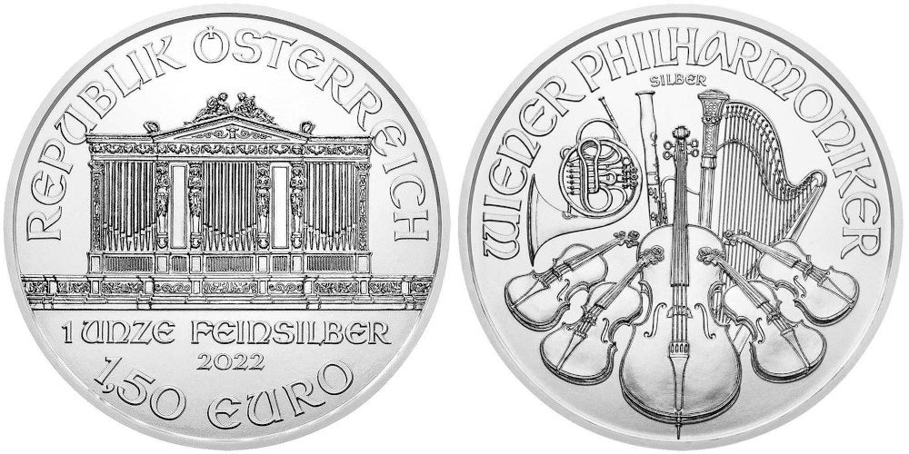 AUSTRIA 1,5 EUROS 2022 FILARMONICA