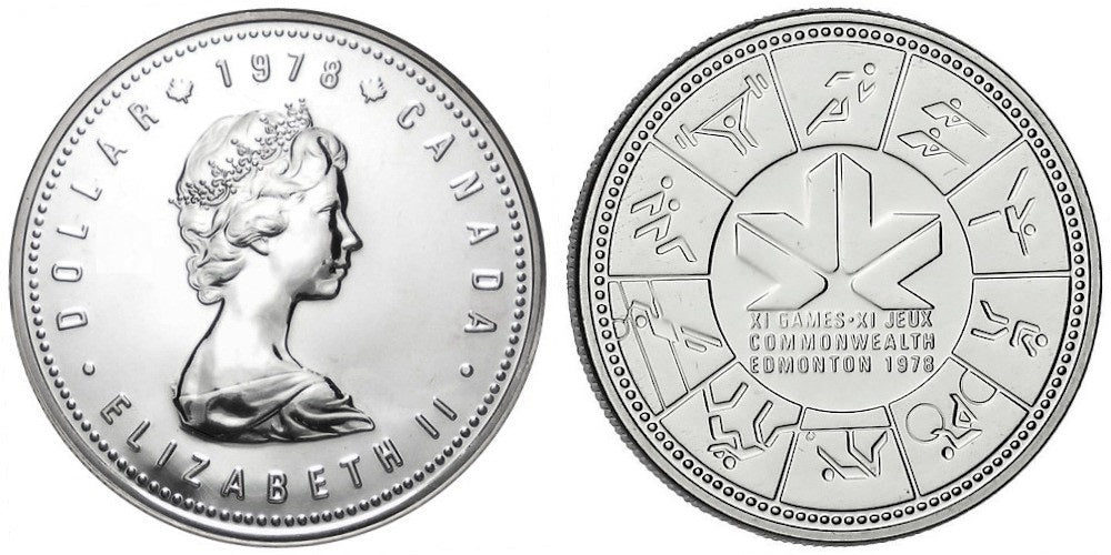CANADA 1 DOLAR 1978 JUEGOS DE LA COMMONWEALTH