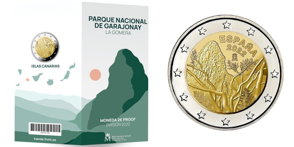 ESPAÑA CARTERA 2 EUROS 2022 GARAJONAY