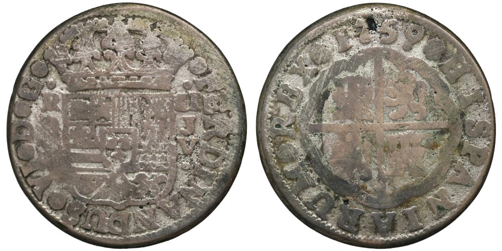 FALSA DE EPOCA: FERNANDO VI 2 REALES 1759