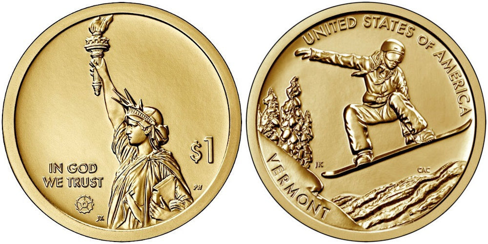 USA 1 DOLAR 2022 D INNOVATION – VERMONT