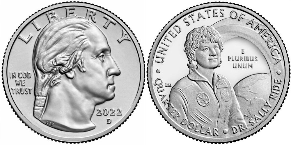 USA 1/4 DOLAR 2022 D SALLY RIDE
