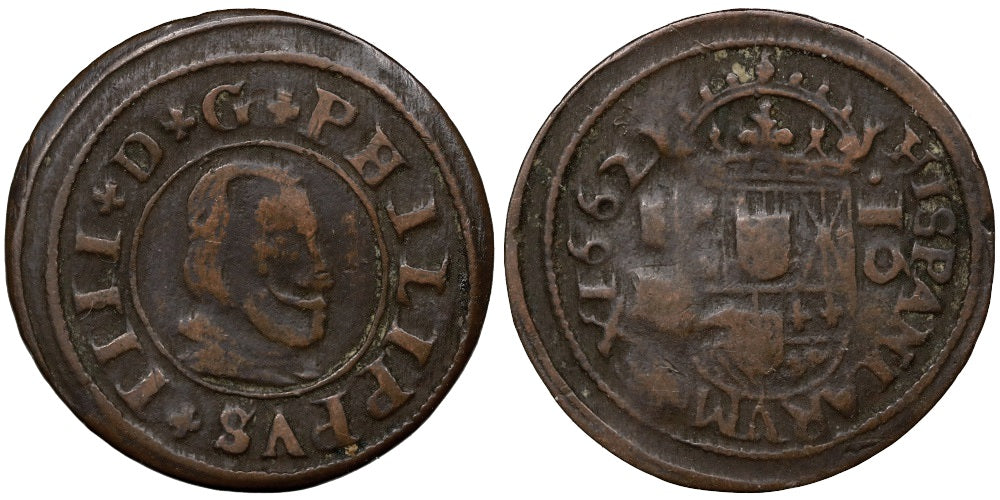 FELIPE IV 16 MARAVEDIS 1662 SEGOVIA