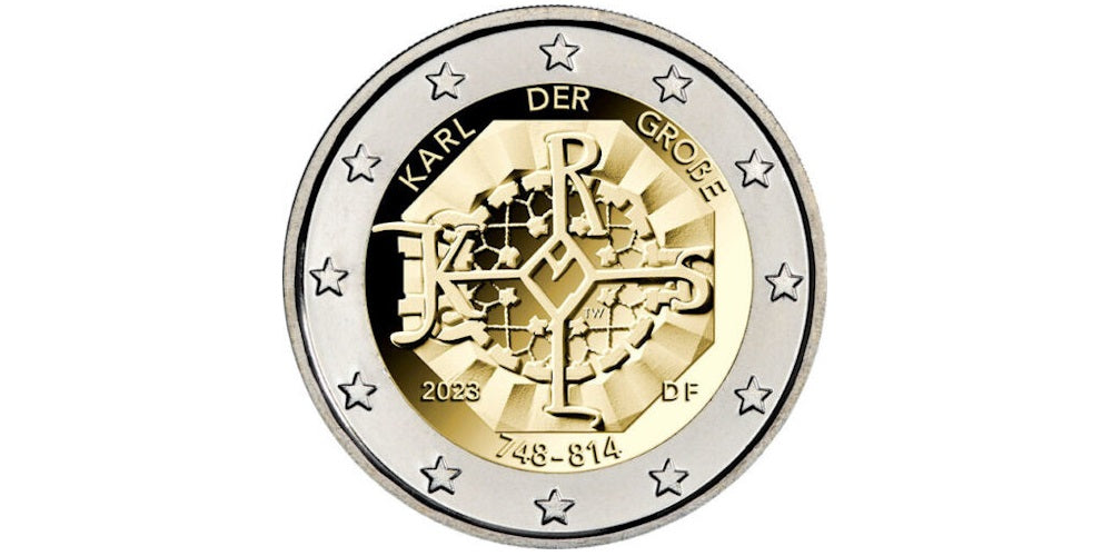 2 EUROS ALEMANIA 2023 CARLOMAGNO