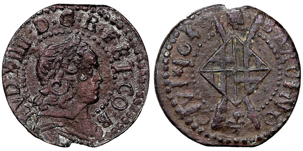 LUIS XIV SEISENO 1649 BARCELONA