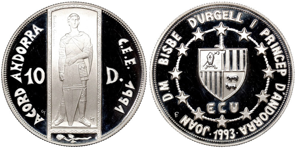 ANDORRA 10 DINERS 1993 SAN JORGE