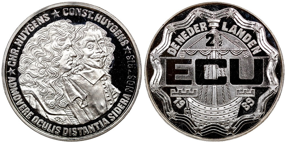 HOLANDA 2,5 ECUS 1989 CHR. Y CONS. HUYGUENS